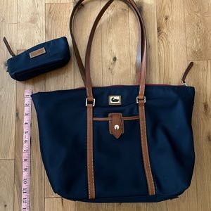 Dooney & Bourke Nylon Navy Tote